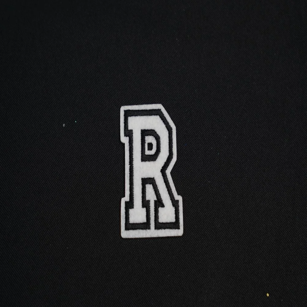 Alphabet Embroidery Patch 1.6x2 inch