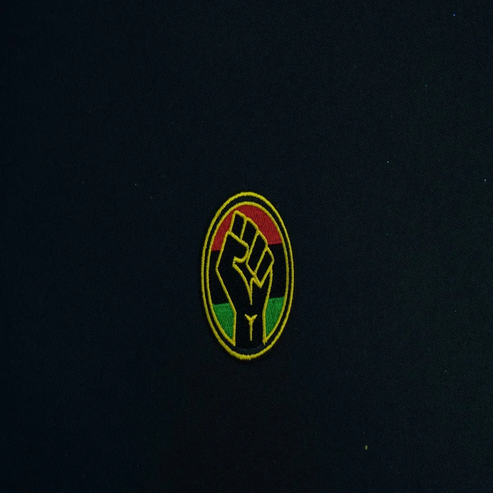 black history Embroidery Patch 2x2 inch