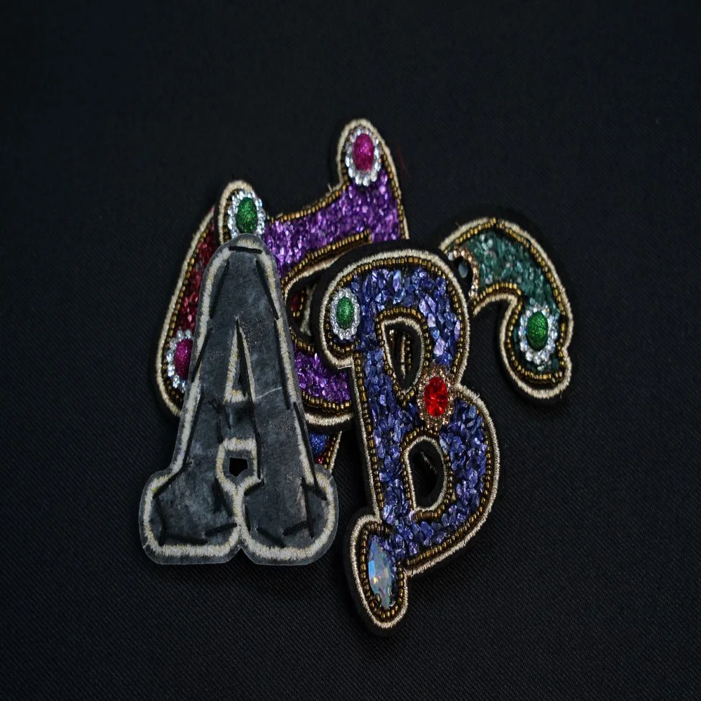 Alphabet Sequin Patch