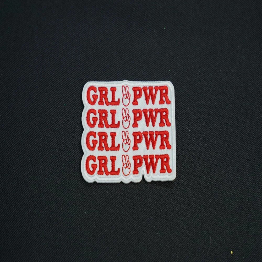 Letters Embroidery Patch 3x2 inch