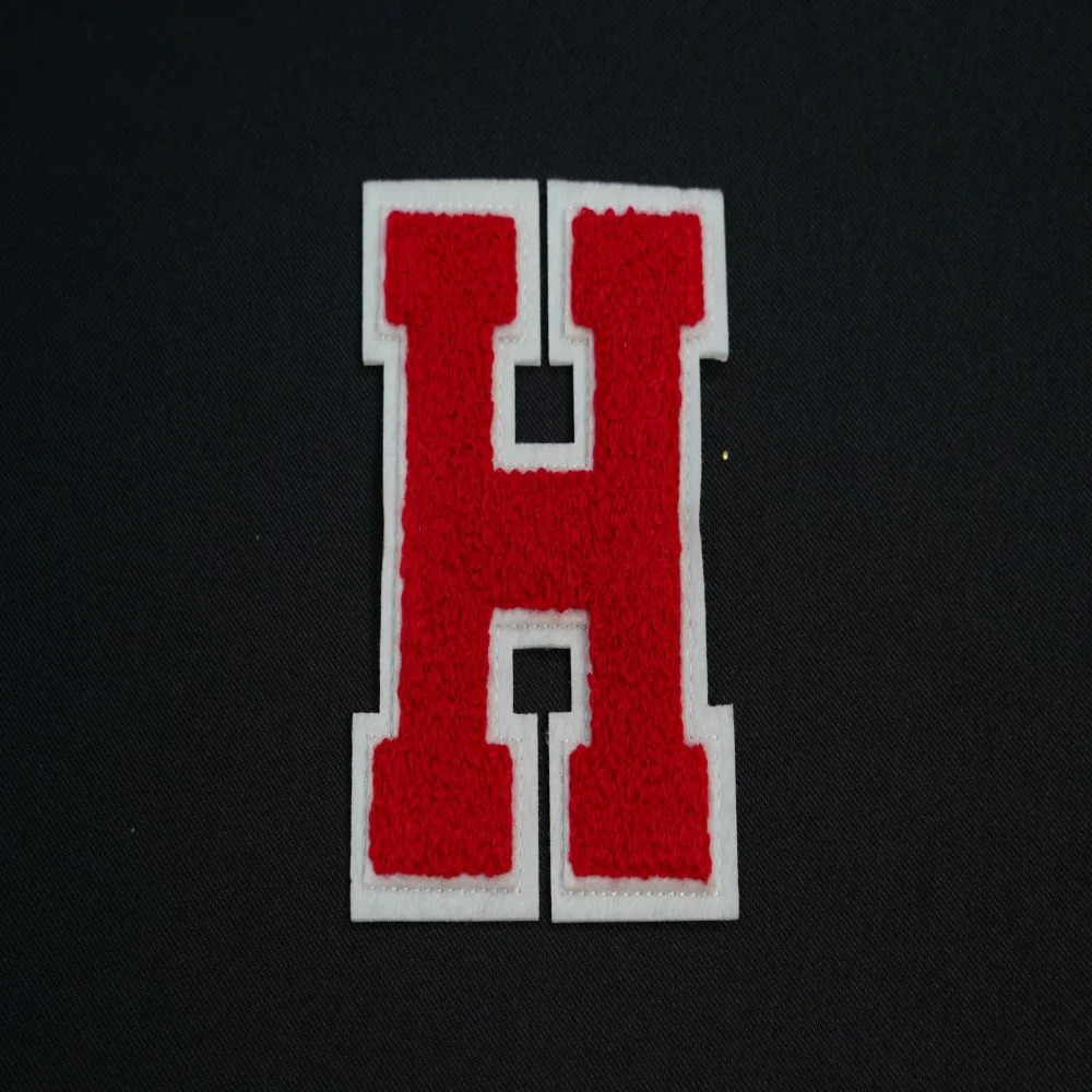Alphabet Chenille Patch 3.3x4 inch