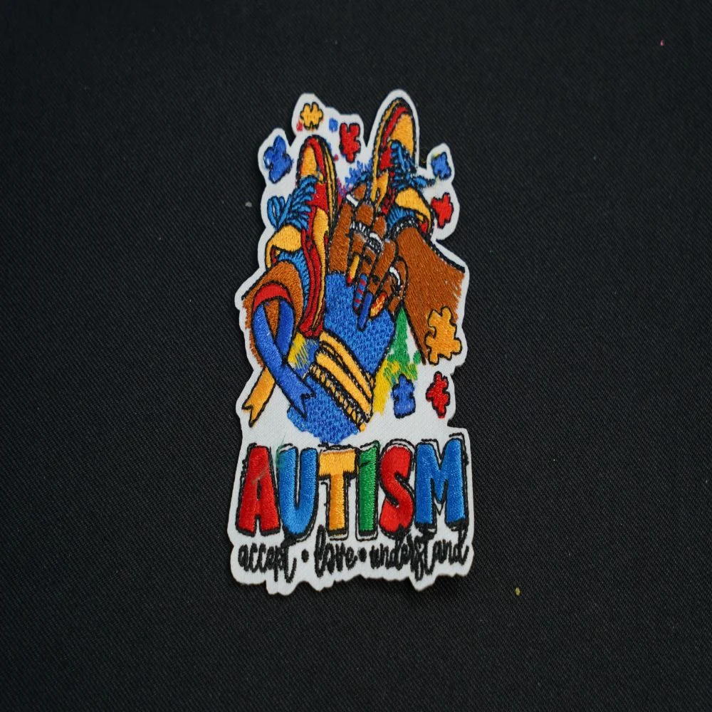 autism Embroidery Patch 2.8x3.5 inch