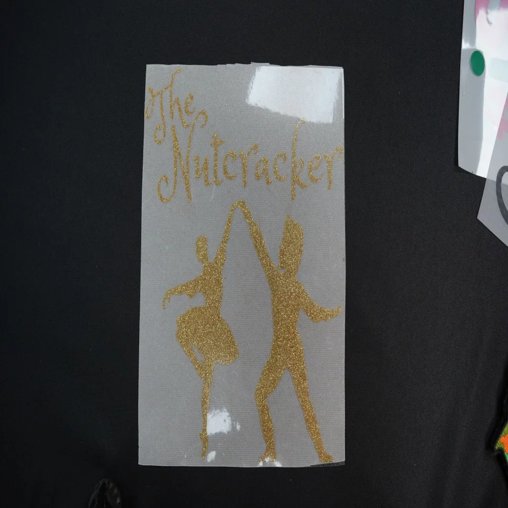 dance Glitter Vinyl Transfer 9x9.8 inch